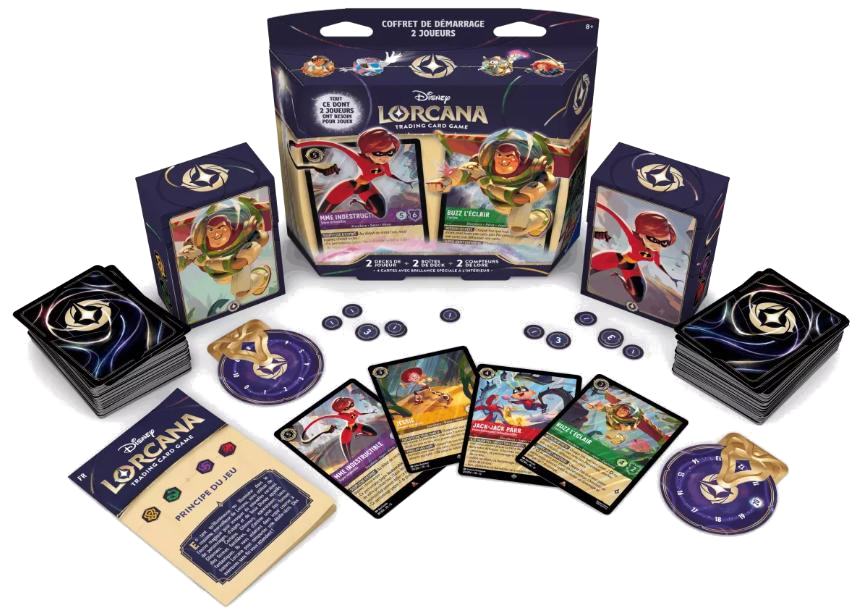 Disney Lorcana - Coffret de Démarrage 2 Joueurs - Chapitre 12 : Contrées Inconnues
