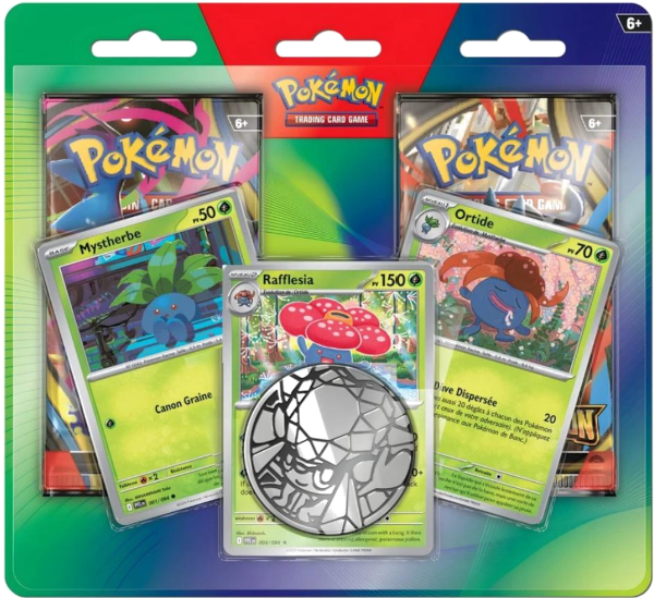 Pokémon - Pack 2 Boosters - Mystherbe, Ortide et Rafflesia