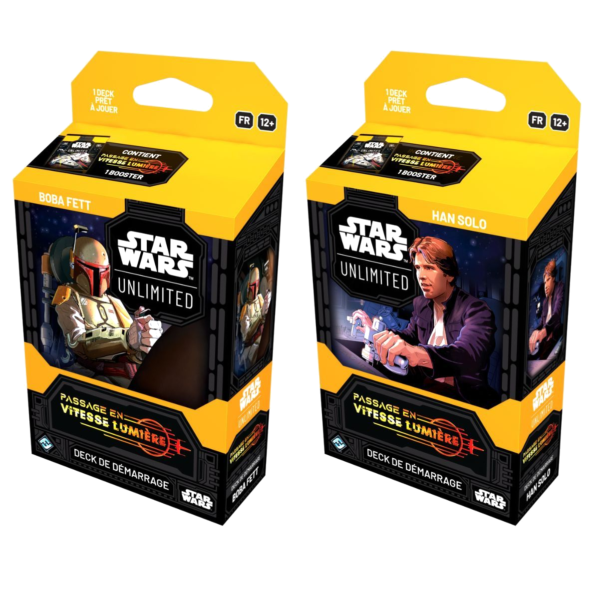 Star Wars: Unlimited - Set 04 - Passage en Vitesse Lumière - Deck de Démarrage : Boba Fett & Han Solo